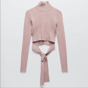 Zara Open Tie Back Top